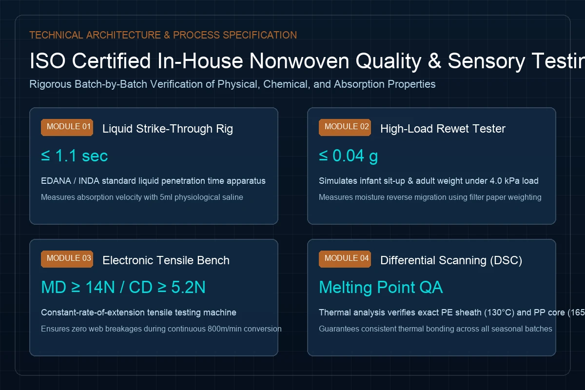 Nonwoven quality testing lab equipment